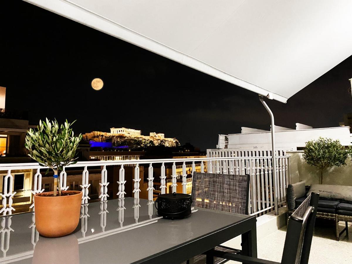 Parthenon And Syntagma Square View Apartment Atenas Exterior foto